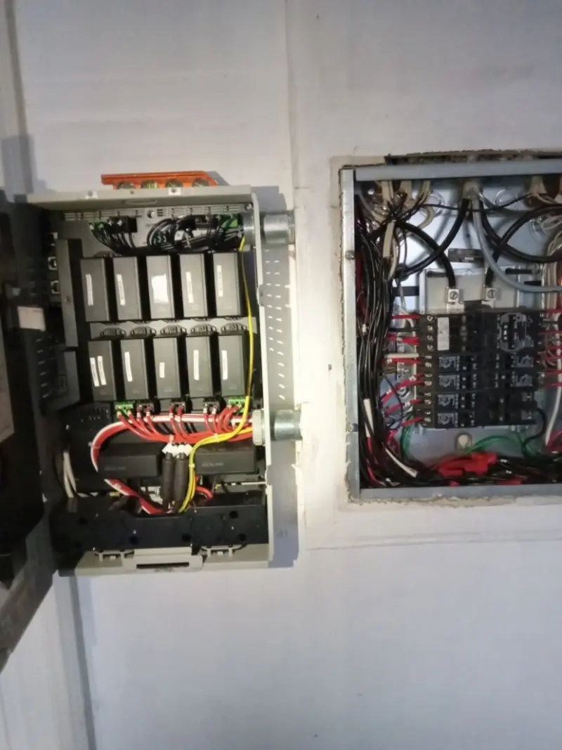 Electrical panel upgrade completed for Commercial Electrician Services in Saratoga